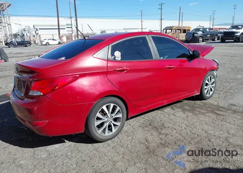 2017 Hyundai Accent Value Edition z USA, uszkodzony, nr VIN KMHCT4AE1HU369116